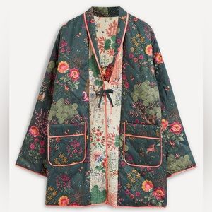 PUMA X LIBERTY KIMONO REVERSIBLE ALL OVER PRINT JACKET size M